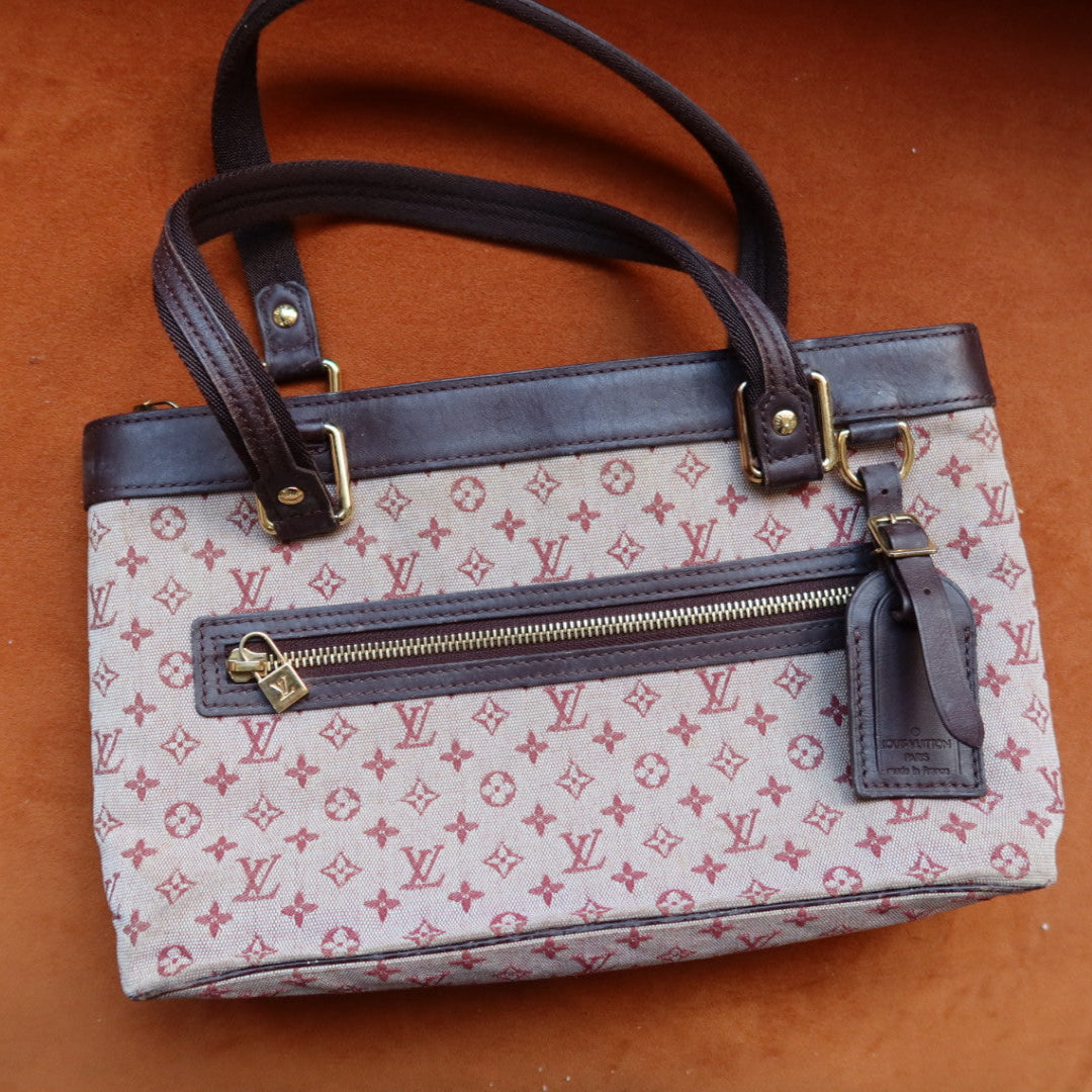 Pink/Red LV Lucille Hand Bag