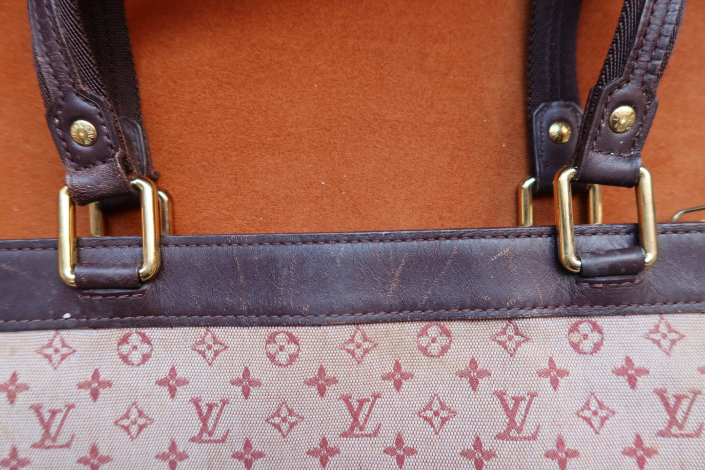 Pink/Red LV Lucille Hand Bag