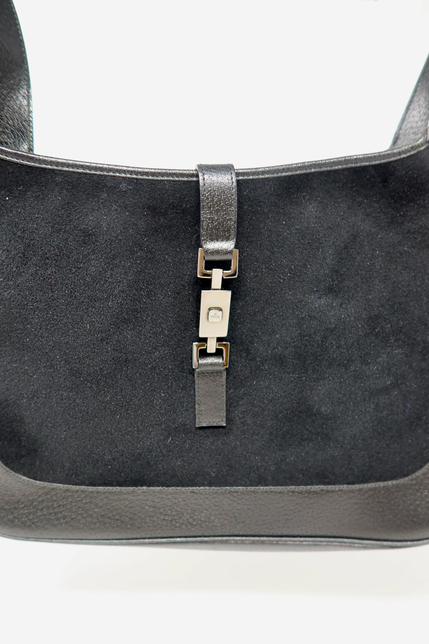 Gucci Jackie Tom Ford Era Wool Black Shoulder Bag