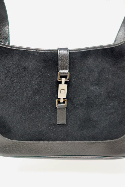 Gucci Jackie Tom Ford Era Wool Black Shoulder Bag