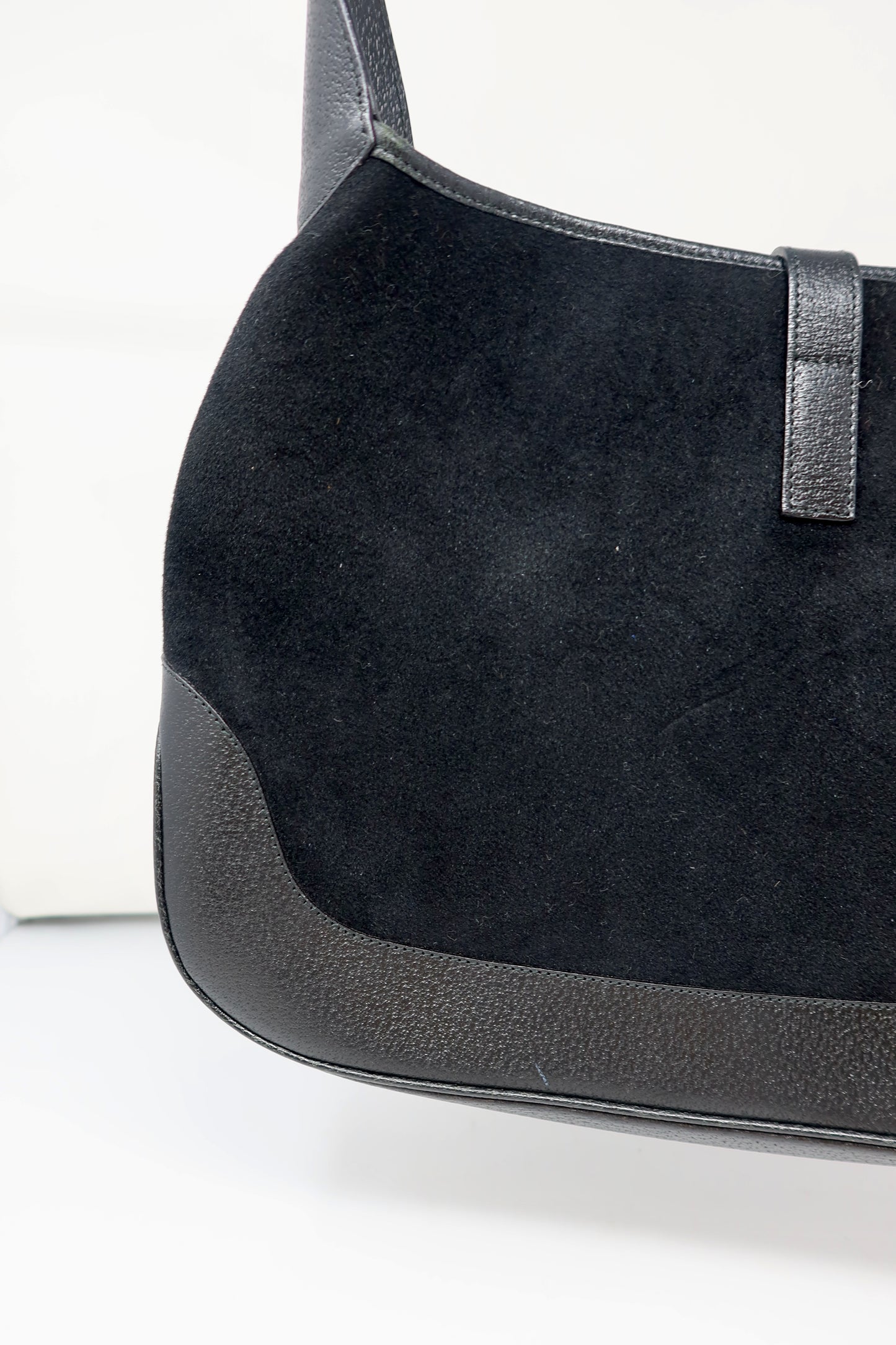 Gucci Jackie Tom Ford Era Wool Black Shoulder Bag