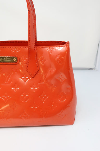 Louis Vuitton Monogram Vernis Wilshire Orange