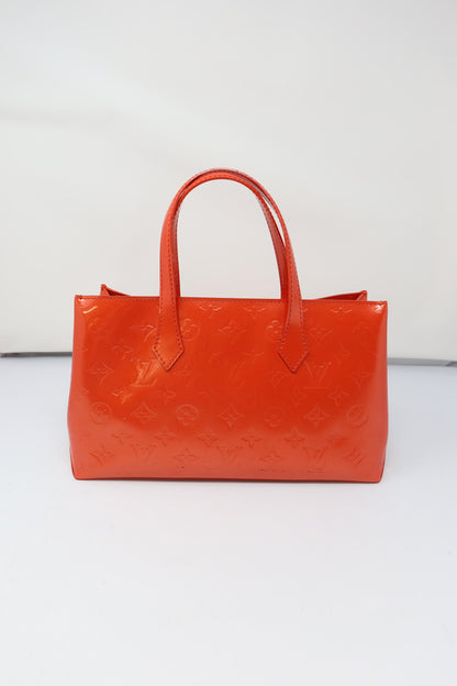 Louis Vuitton Monogram Vernis Wilshire Orange