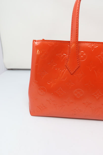 Louis Vuitton Monogram Vernis Wilshire Orange