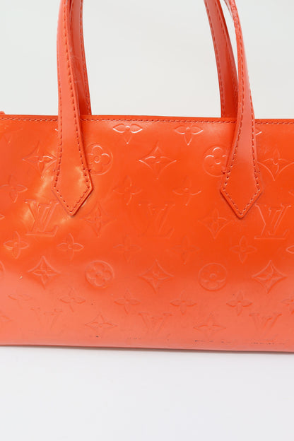 Louis Vuitton Monogram Vernis Wilshire Orange