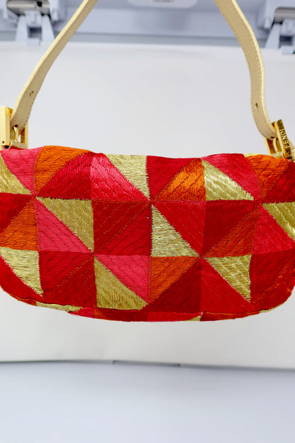 Fendi Baguette Patchwork Multi Color