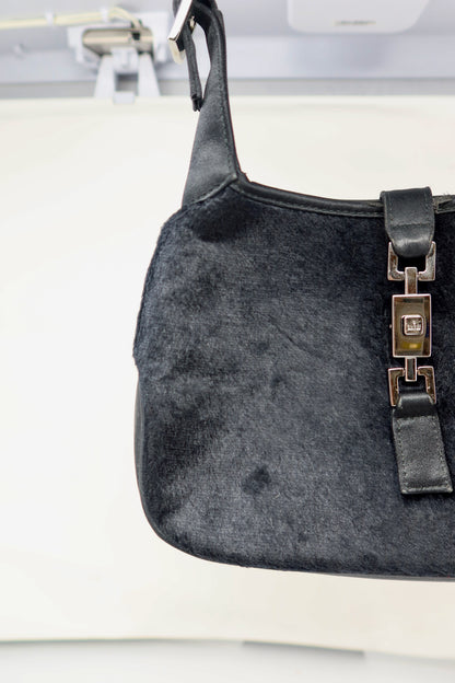 Gucci Tom Ford Era Mini Jackie Black Pony Hair