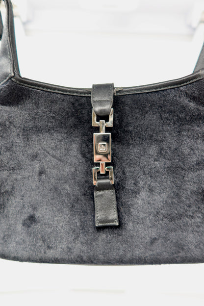 Gucci Tom Ford Era Mini Jackie Black Pony Hair