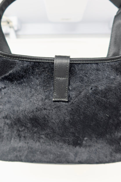 Gucci Tom Ford Era Mini Jackie Black Pony Hair