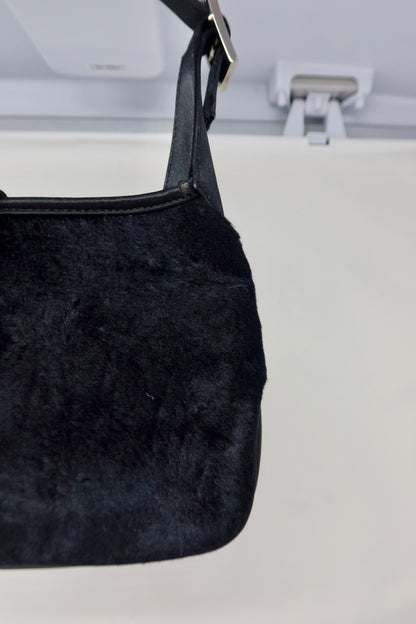 Gucci Tom Ford Era Mini Jackie Black Pony Hair