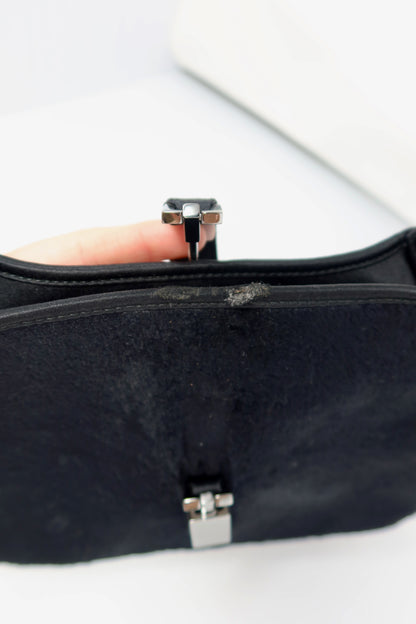 Gucci Tom Ford Era Mini Jackie Black Pony Hair