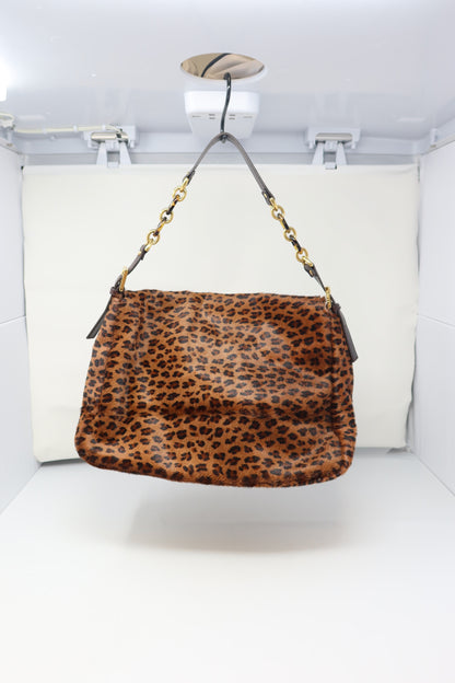 Fendi Mamma Baguette Leopard Pony Hair