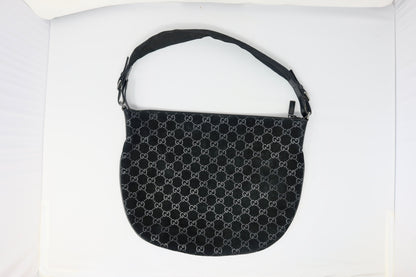 Gucci Velvet Black GG Suede