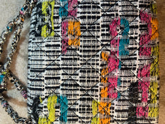 Chanel Easy Fantasy Multicolor Printed Tweed Flap Shoulder Bag