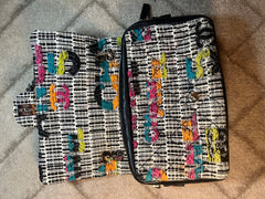 Chanel Easy Fantasy Multicolor Printed Tweed Flap Shoulder Bag