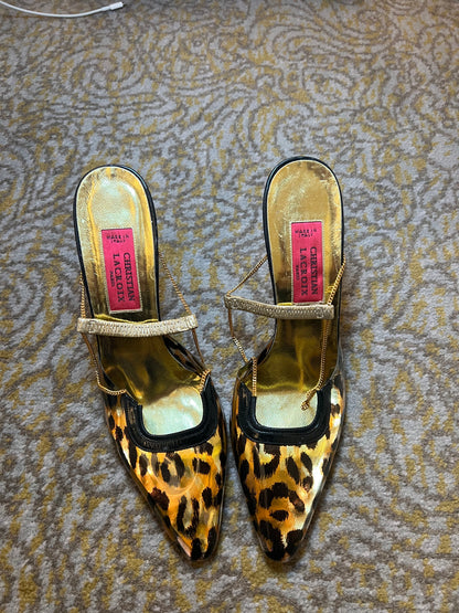 Christian Lacroix Cheetah Heels (IT 40)