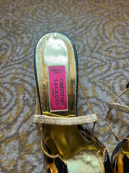 Christian Lacroix Cheetah Heels (IT 40)