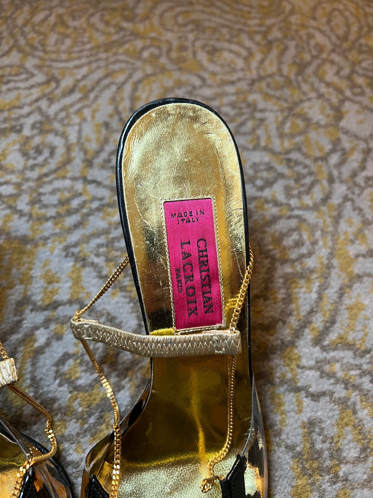 Christian Lacroix Cheetah Heels (IT 40)