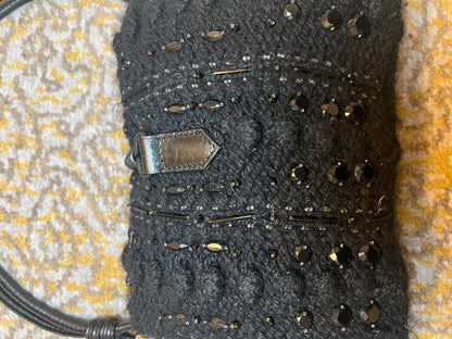 Valentino Black Crochet Bag