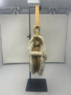 Christian Dior Shearling Saddle Bag