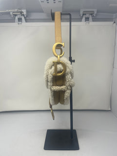Christian Dior Shearling Saddle Bag