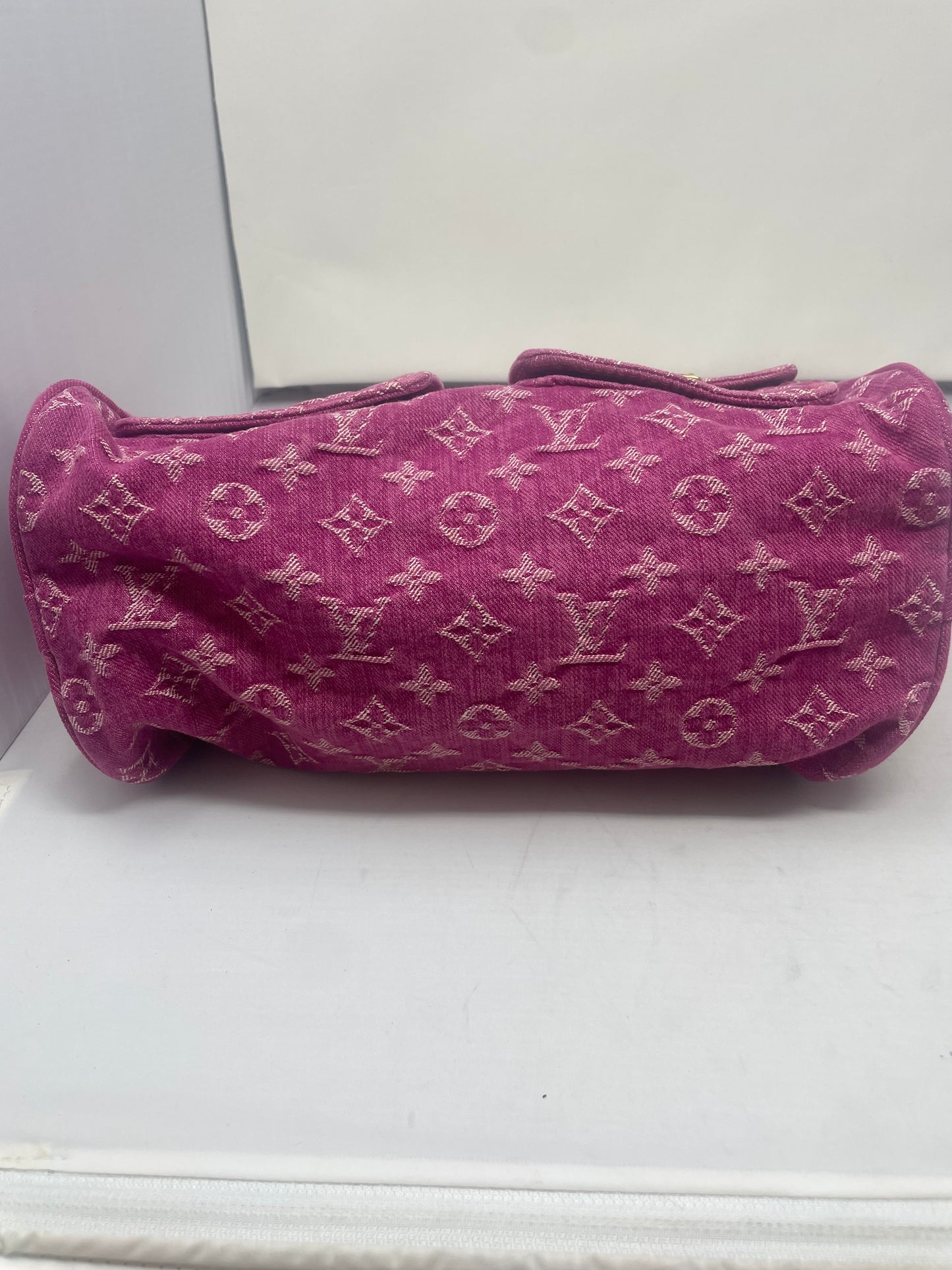 Louis Vuitton Pink Denim Speedy