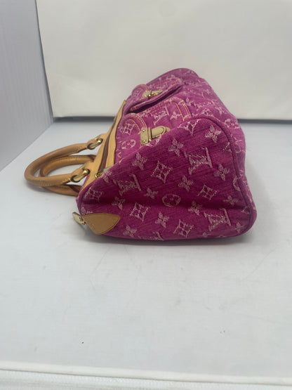 Louis Vuitton Pink Denim Speedy