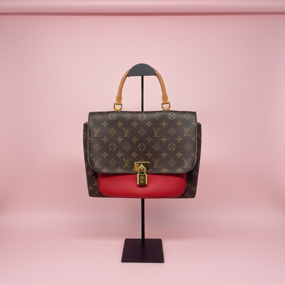 Louis Vuitton monogram x leather Marignan w/ strap
