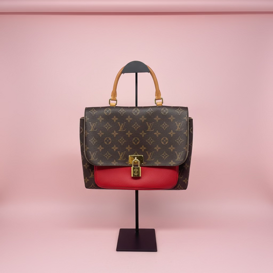 Louis Vuitton monogram x leather Marignan w/ strap
