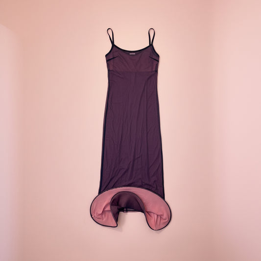 Cop. Copine Paris Vintage Purple Maxi Hoop Dress
