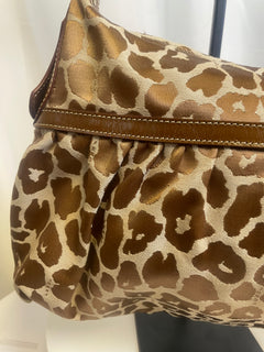Fendi Animal Print Chef Hobo Bag