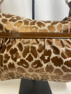 Fendi Animal Print Chef Hobo Bag