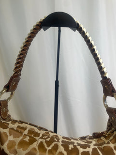 Fendi Animal Print Chef Hobo Bag