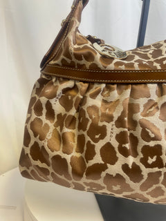 Fendi Animal Print Chef Hobo Bag