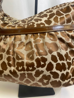 Fendi Animal Print Chef Hobo Bag