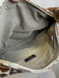 Fendi Animal Print Chef Hobo Bag