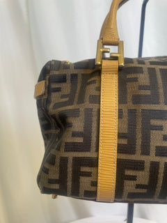 Fendi Zucca Print Boston Bag