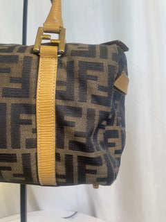 Fendi Zucca Print Boston Bag