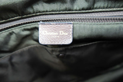 Dior Double Saddle Bowler Brown Leather Bag