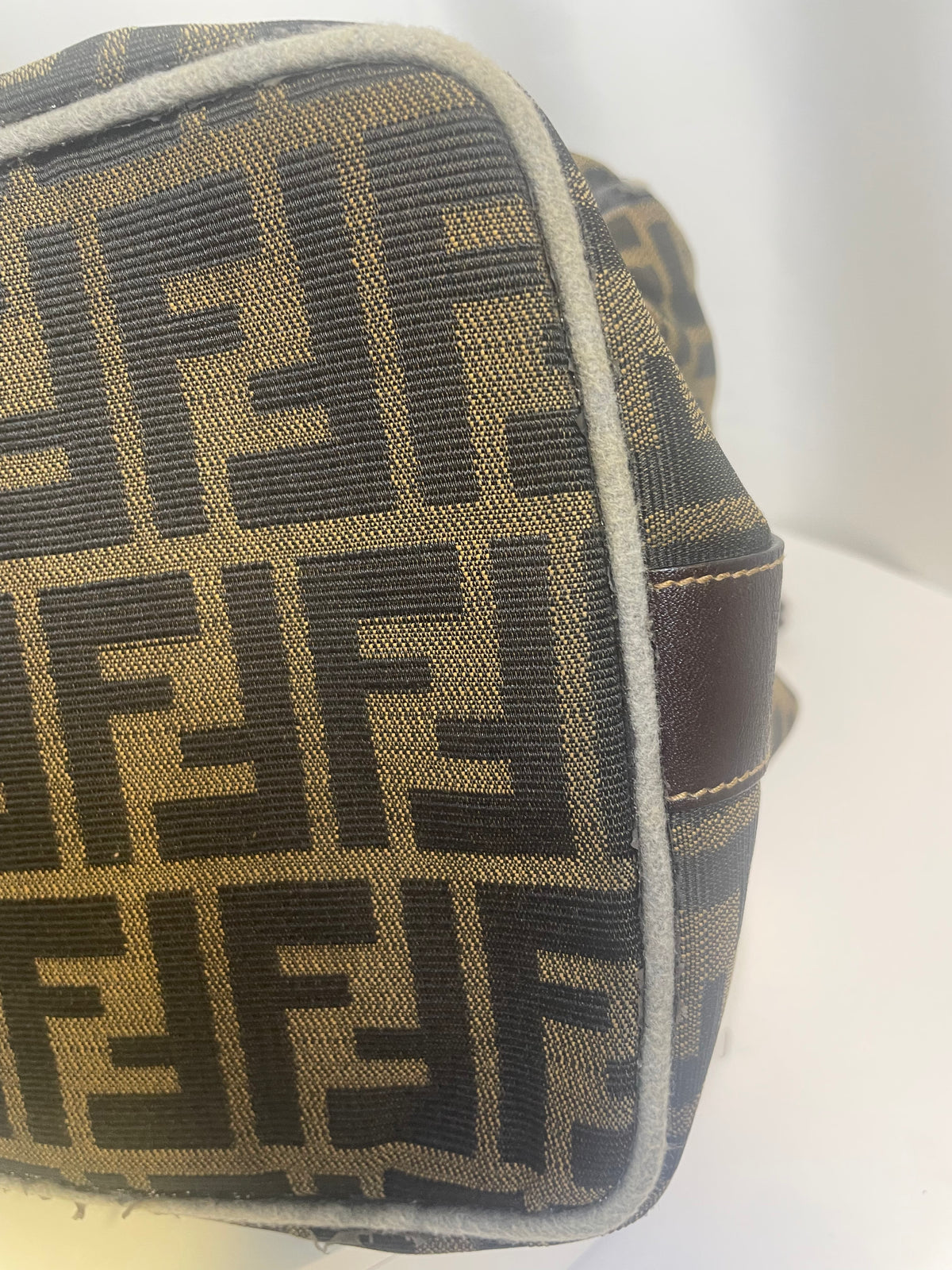 Fendi Zucca Print Vanity Clutch