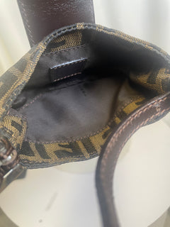 Fendi Zucca Print Mini Croissant