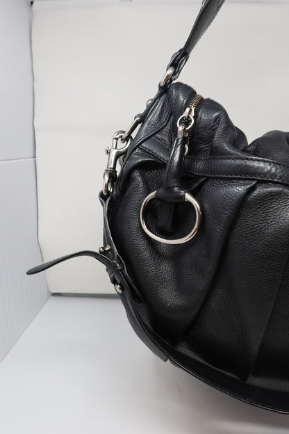 Gucci Black Leather Hobo