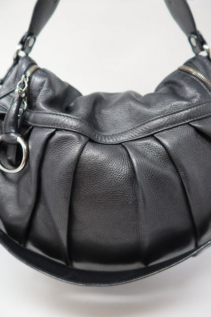 Gucci Black Leather Hobo