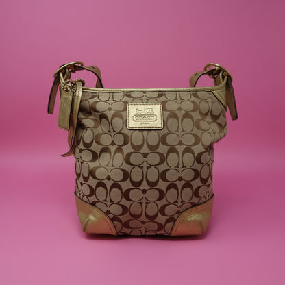 Coach Gold Crossbody - Under $300