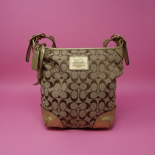 Coach Gold Crossbody - Under $300