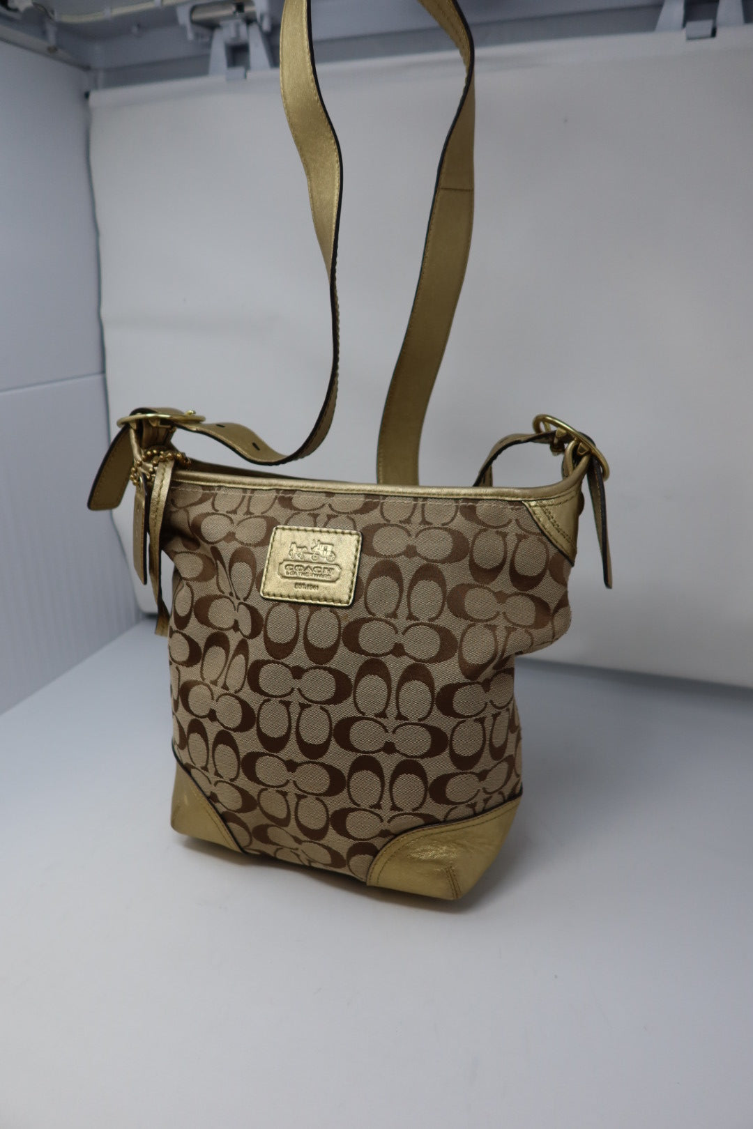 Coach Gold Crossbody - Under $300