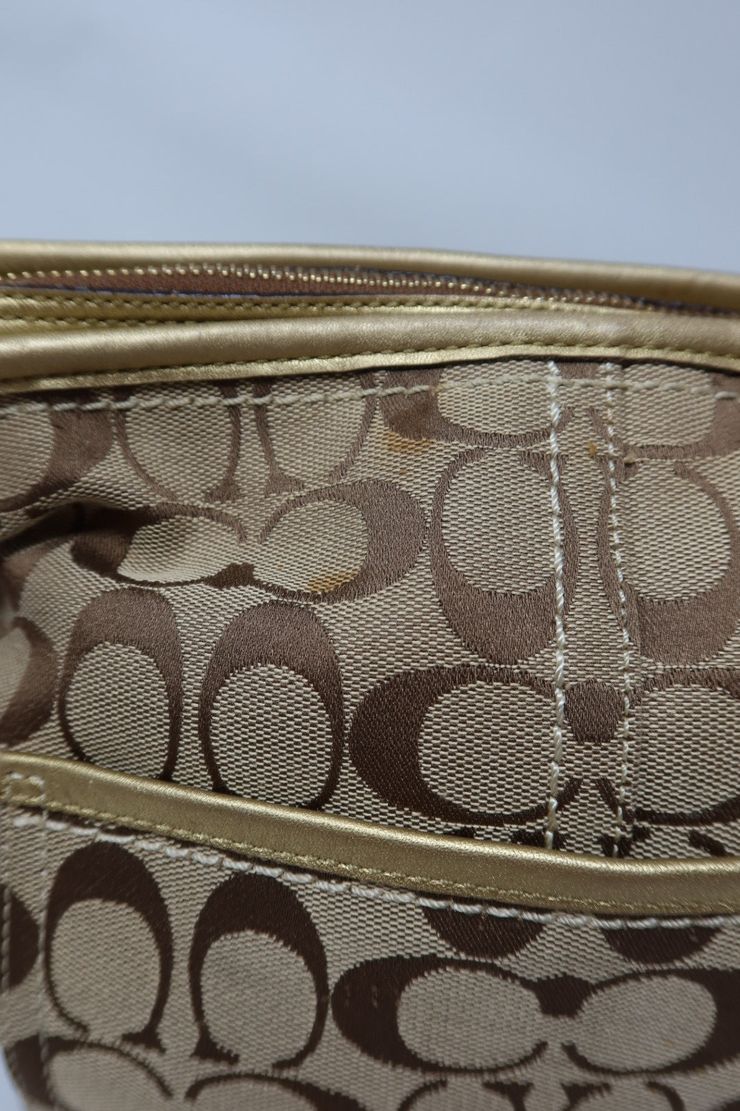 Coach Gold Crossbody - Under $300