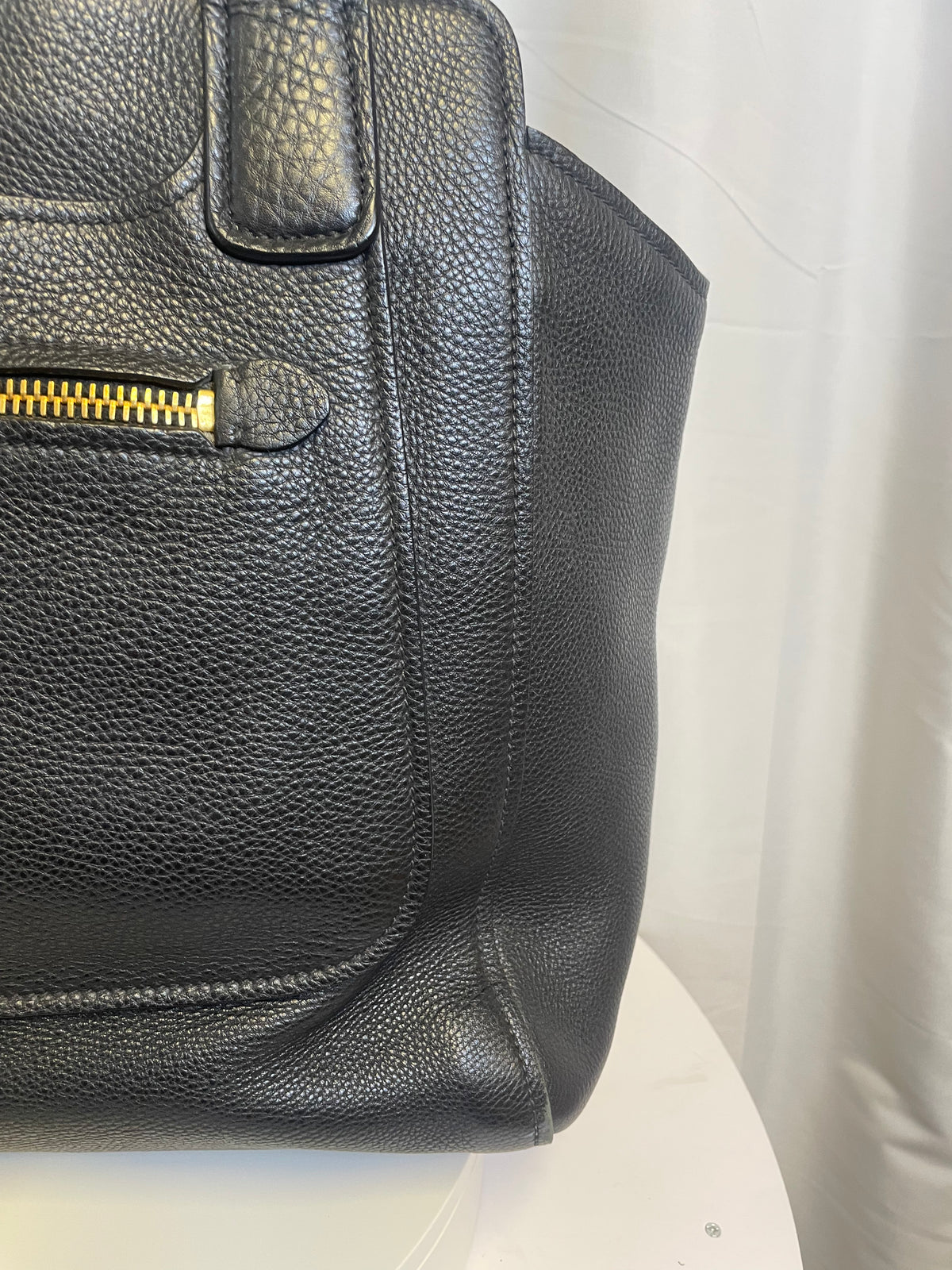 Miu Miu Vitello Phoenix Leather Tote
