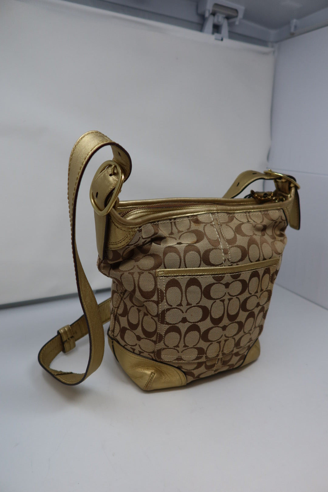 Coach Gold Crossbody - Under $300