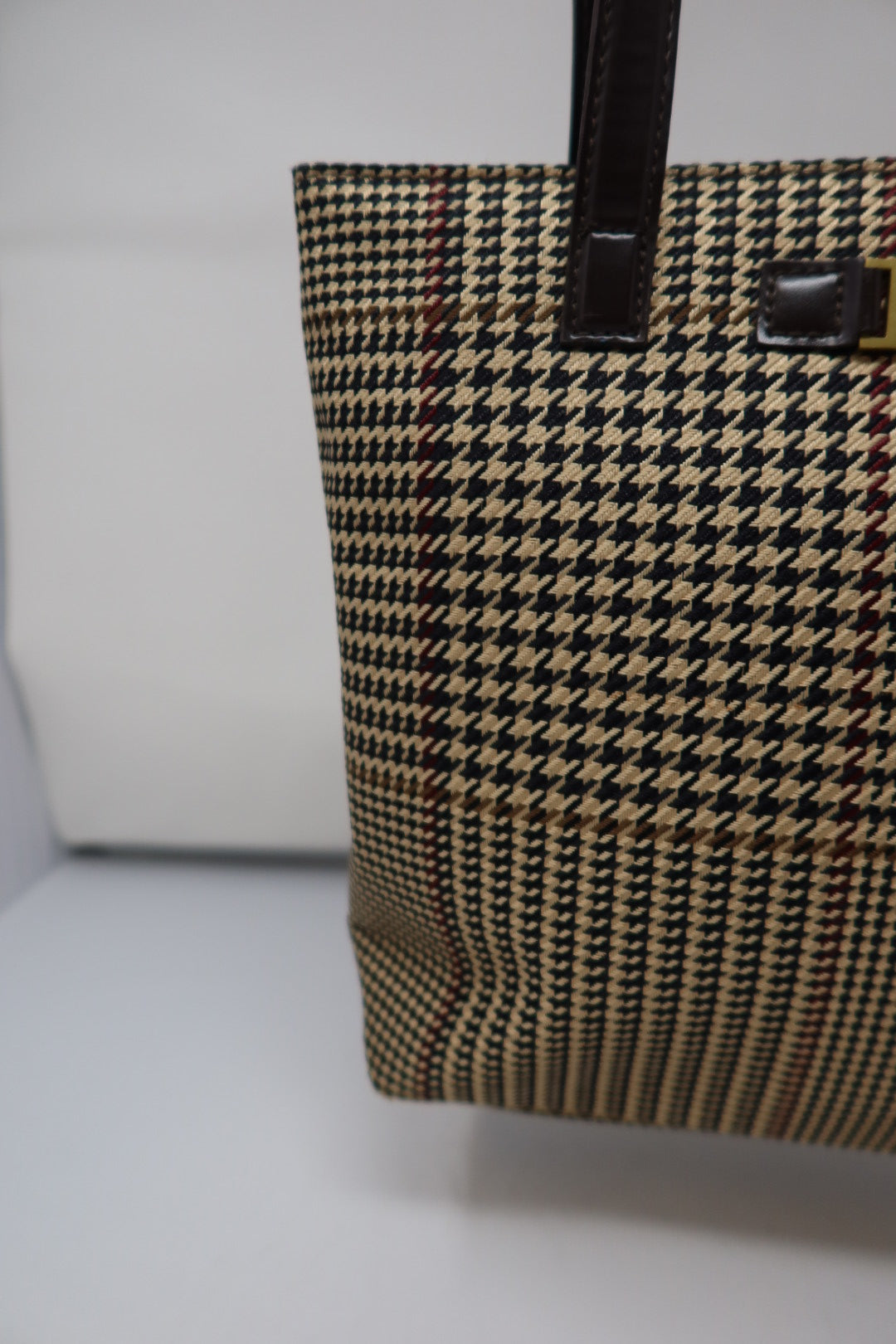 Ralph Lauren Black and Tan Shoulder Bag Tote